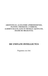 book Despre unitatea intelectului