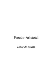 book Liber de causis