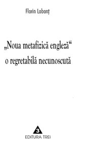 book Noua metafizica engleza, o veritabila necunoscuta