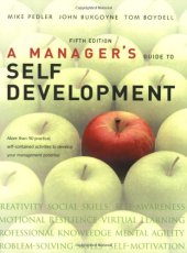 book A Manager's Guide to Self-Development