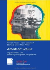 book Arbeitsort Schule : organisations- und arbeitspsychologische Perspektiven