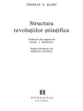 book Structura revolutiilor stiintifice