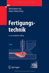 book Fertigungstechnik