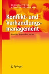 book Konflikt- und Verhandlungsmanagement: Konflikte konstruktiv nutzen