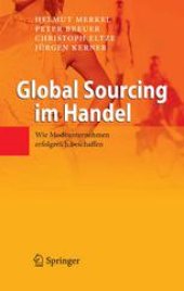 book Global Sourcing im Handel: Wie Modeunternehmen erfolgreich beschaffen