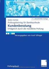 book Kundenberatung : erfolgreich durch die mündliche Prüfung