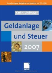 book Geldanlage und Steuer 2007