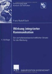 book Wirkung integrierter Kommunikation : ein verhaltenswissenschaftlicher Ansatz für die Werbung