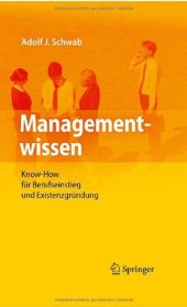 book Managementwissen: Know-How für Berufseinstieg und Existenzgründung