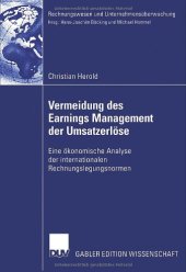 book Vermeidung des Earnings Management der Umsatzerlöse : eine ökonomische Analyse der internationalen Rechnungslegungsnormen