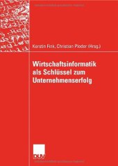 book Wirtschaftsinformatik als Schlüssel zum Unternehmenserfolg