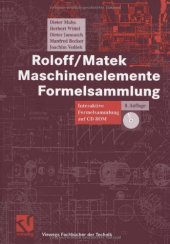 book Maschinenelemente [...] Formelsammlung