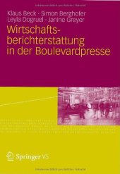 book Wirtschaftsberichterstattung in der Boulevardpresse