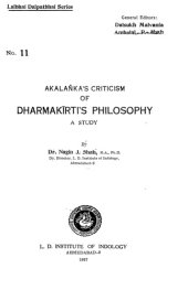 book Akalanka's Criticism of Dharmakirti's Philosophy