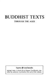 book Buddhist Texts Through the Ages