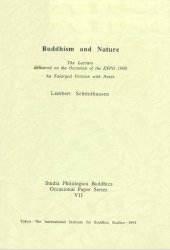 book Buddhism and Nature:The Lecture delivered on the Occasion of the EXPO 1990: An Enlarged Version with Notes