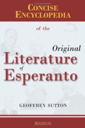 book Concise Encyclopedia of the Original Literature of Esperanto