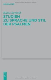 book Studien zu Sprache und Stil der Psalmen