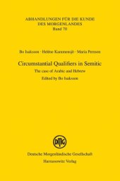 book Circumstantial Qualifiers in Semitic: The case of Arabic and Hebrew