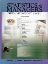 book Statistics for Managers Using Microsoft Excel (Custom Edition)