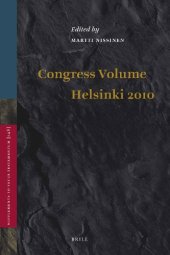 book Congress Volume Helsinki 2010