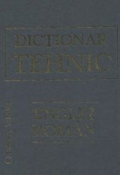 book Dictionar tehnic englez-român - English-Romanian Technical Dictionary