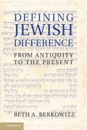 book Defining Jewish Difference: From Antiquity to the Present