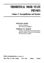 book Theoretical Solid State Physics, Volume 2: Non-Equilibrium and Disorder