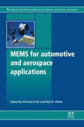 book MEMS for automotive and aerospace applications