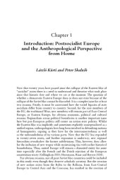 book Postsocialist Europe: Anthropological Perspectives from Home (Introduction only)