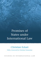 book Promises of states under international law