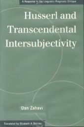 book Husserl & Transcendental Intersubjectivity: A Response to the Linguistic-Pragmatic Critique