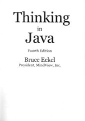 book Thinking in Java