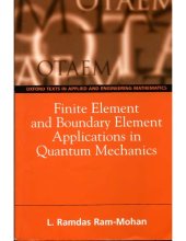 book Finite Element and Boundary Element Applns in Quantum Mech.