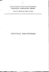 book MIT RadLab {complete set} Vol 15 - Crystal Rectifiers