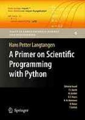 book A primer on scientific programming with Python