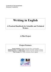 book Writing in English: A Practical Handbook for Scientific and Technical Writers