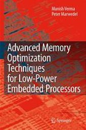 book Advanced memory optimization techniques for low power embedded processors