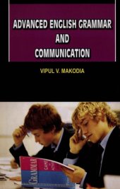 book Advanced English grammar and communication