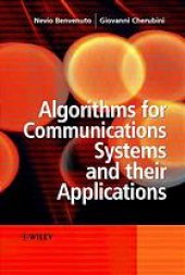 book Algorithms for communications systems and their applications