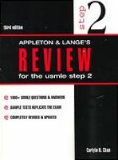 book Appleton & Lange's review for the USMLE step 2