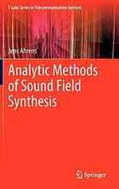 book Analytic Methods of Sound Field Synthesis