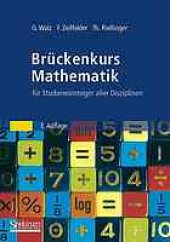 book Brückenkurs Mathematik : für Studieneinsteiger aller Disziplinen