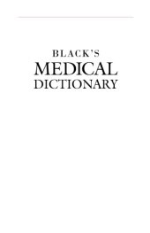 book Black's medical dictionary