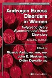 book Androgen excess disorders in women : polycystic ovary syndrome and other disorders