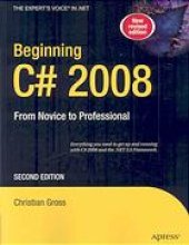 book Beginning C# 2008 : from novice to professional