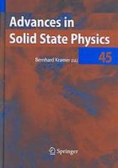 book Advances in Solid State Physics