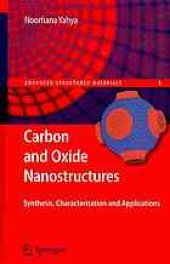 book Carbon and Oxide Nanostructures: Synthesis, Characterisation and Applications