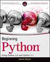 book Beginning Python : using Python 2.6 and Python 3.1