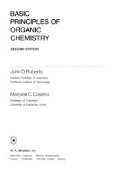 book Basic principles of organic chemistry